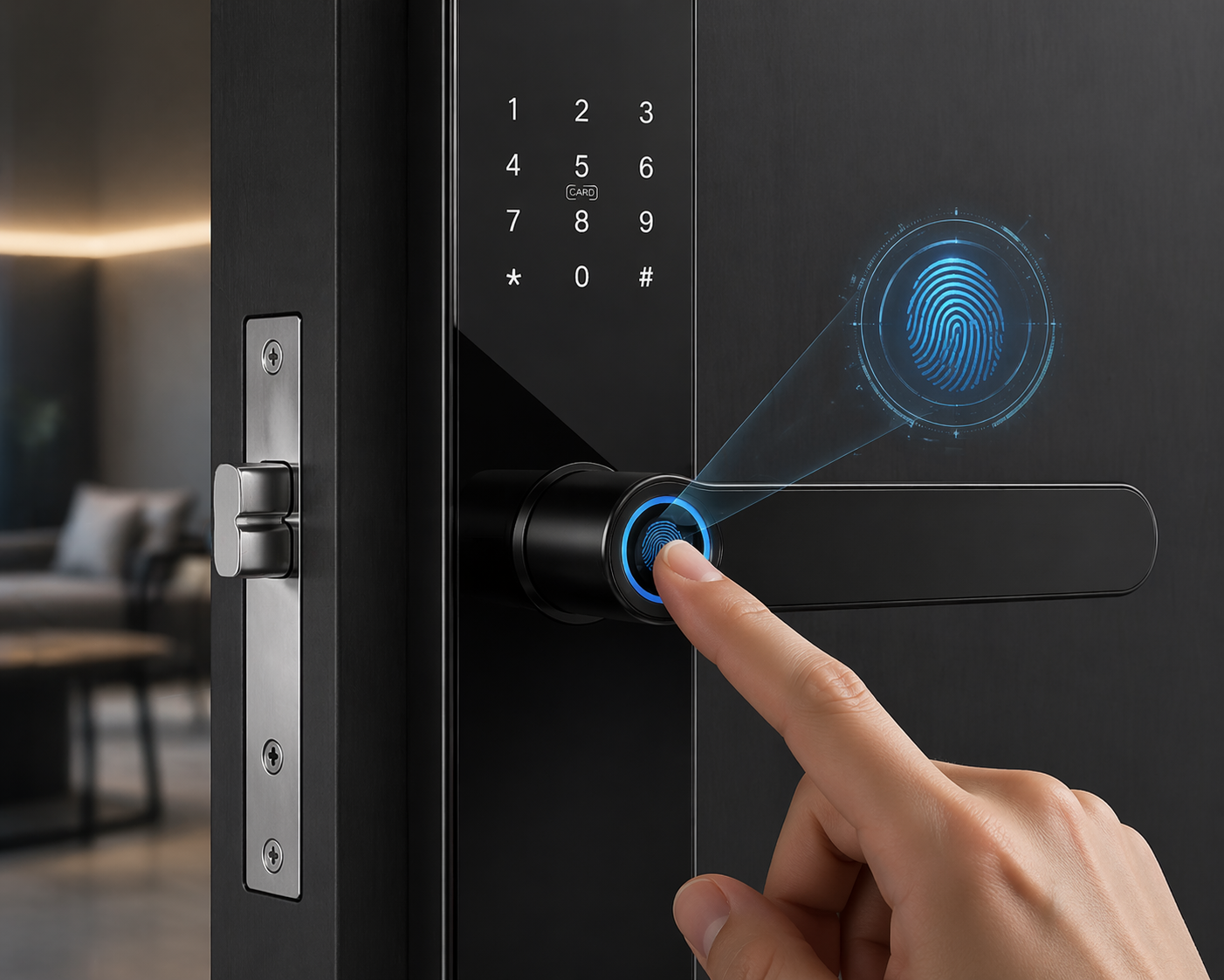 Defenra Hub F7 Pro parmak izi detay g&ouml;rseli